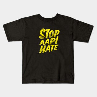 Stop AAPI Hate Official Logo Kids T-Shirt